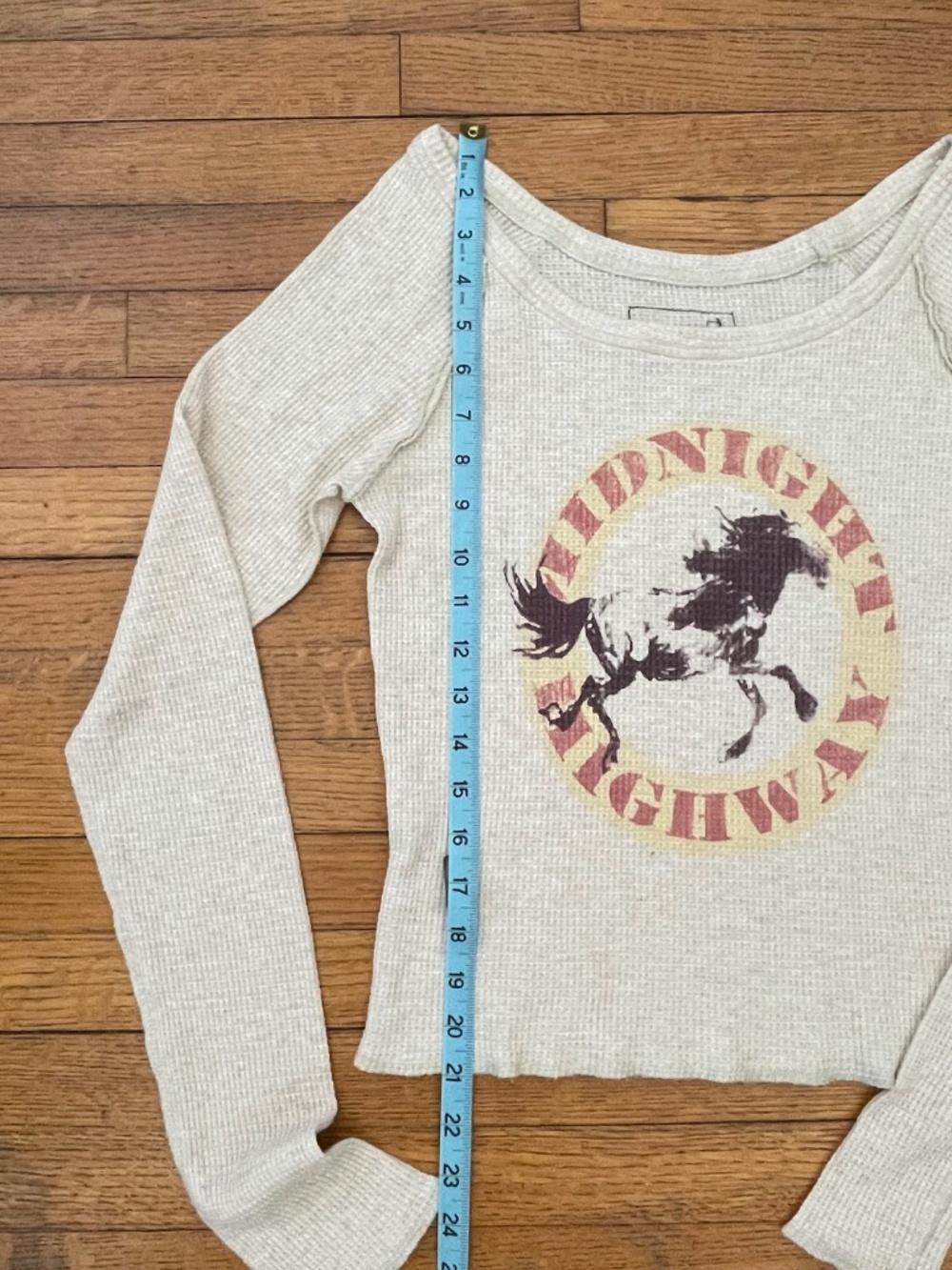 Free People We The Free Midnight Highway Thermal Crop Top - Picture 6 of 9